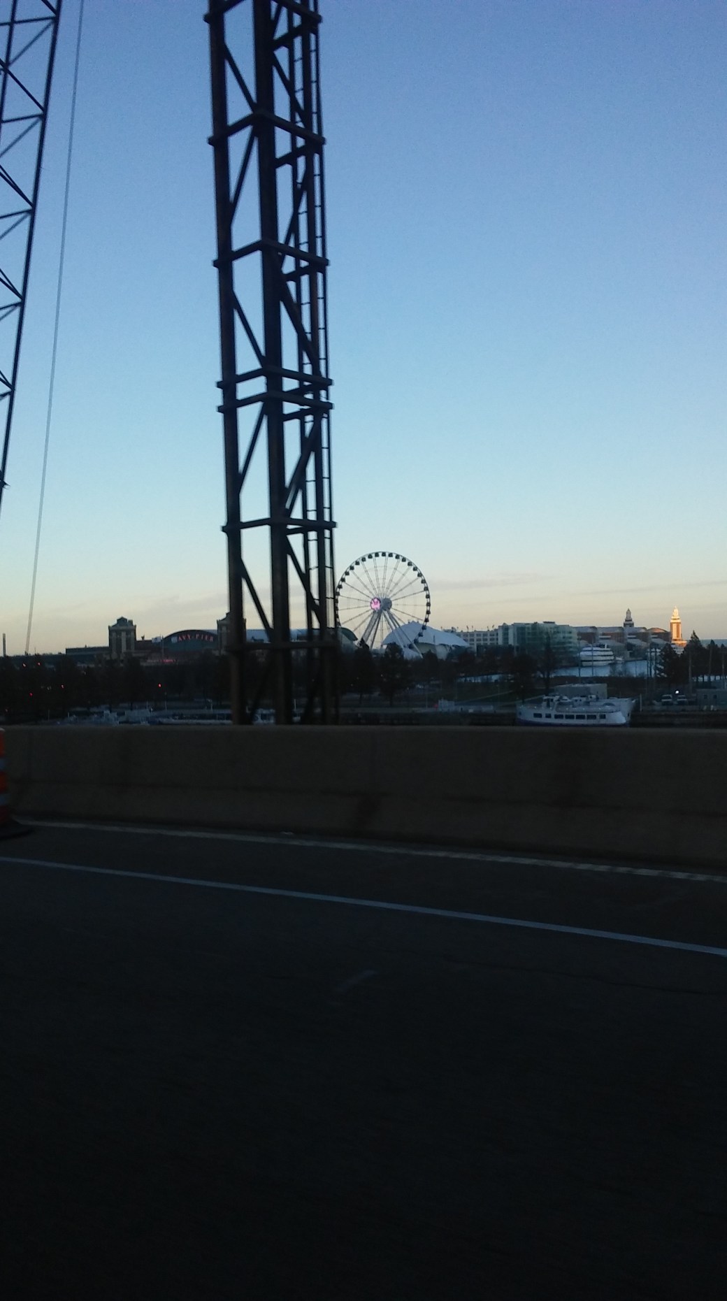 Facing east from Lake Shore Drive Bridge